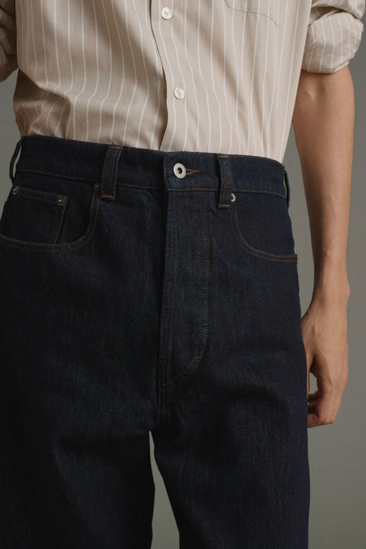 Tom jeans - Raw Blue Denim - Cotton - Men