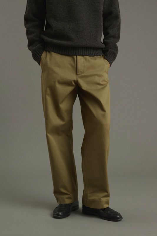 Chet trousers - Beige - Cotton - Men