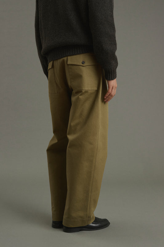 Chet trousers - Beige - Cotton - Men