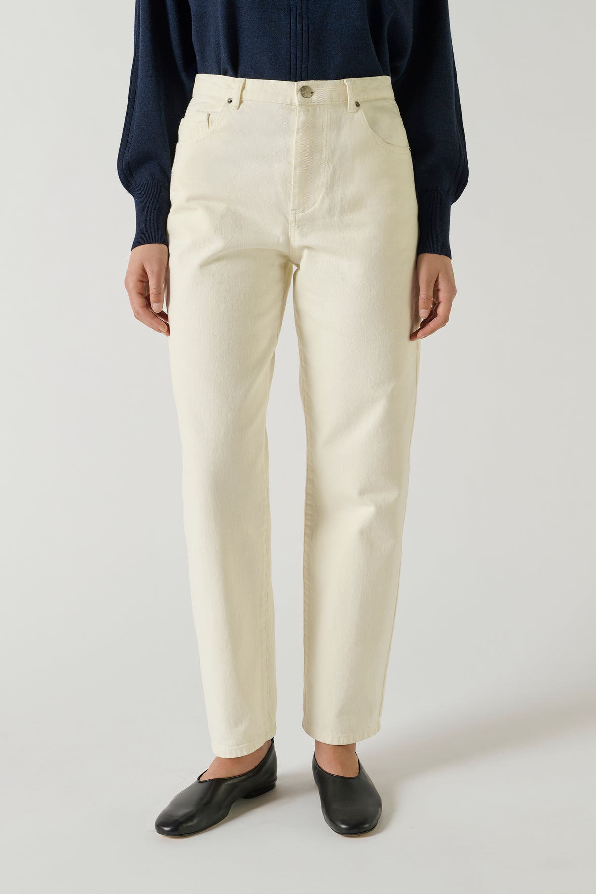 Jean Barnabe - Ecru - Denim - Femme vue 2