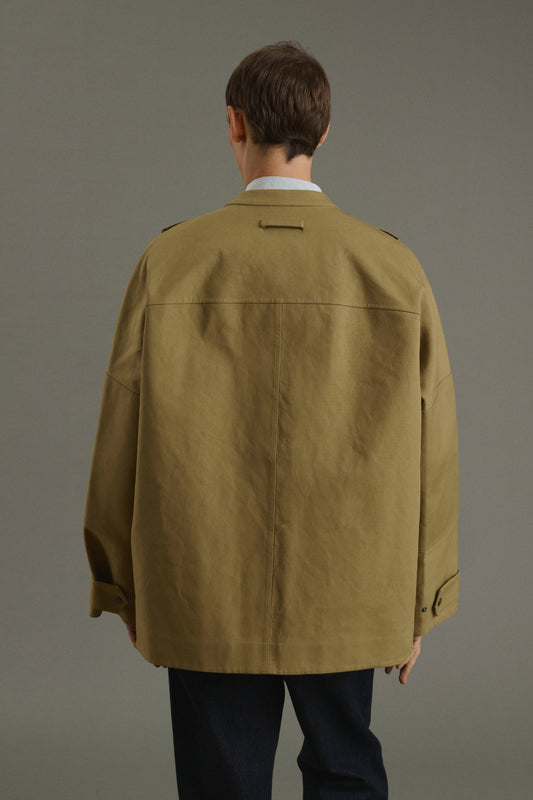Martin coat - Beige - Cotton - Men