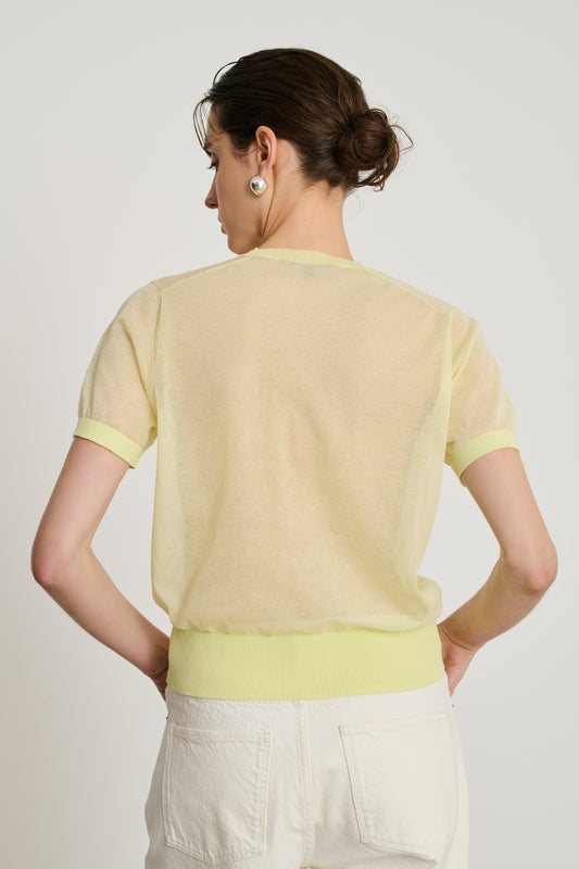 Dua pullover - Acid Yellow - Women