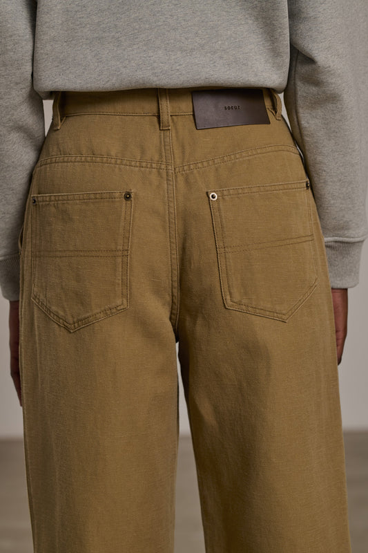 Carl trousers - Beige - Cotton - Women