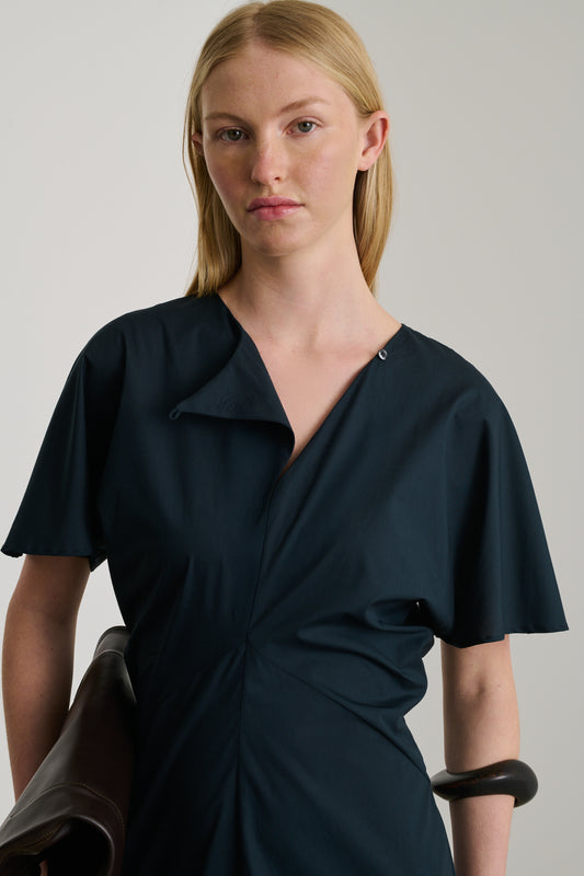 Ella dress - Midnight Blue - Cotton - Women