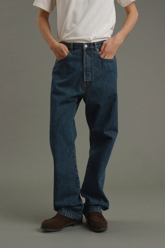 Jean Tom - Faded Blue Denim - Cotton - Men
