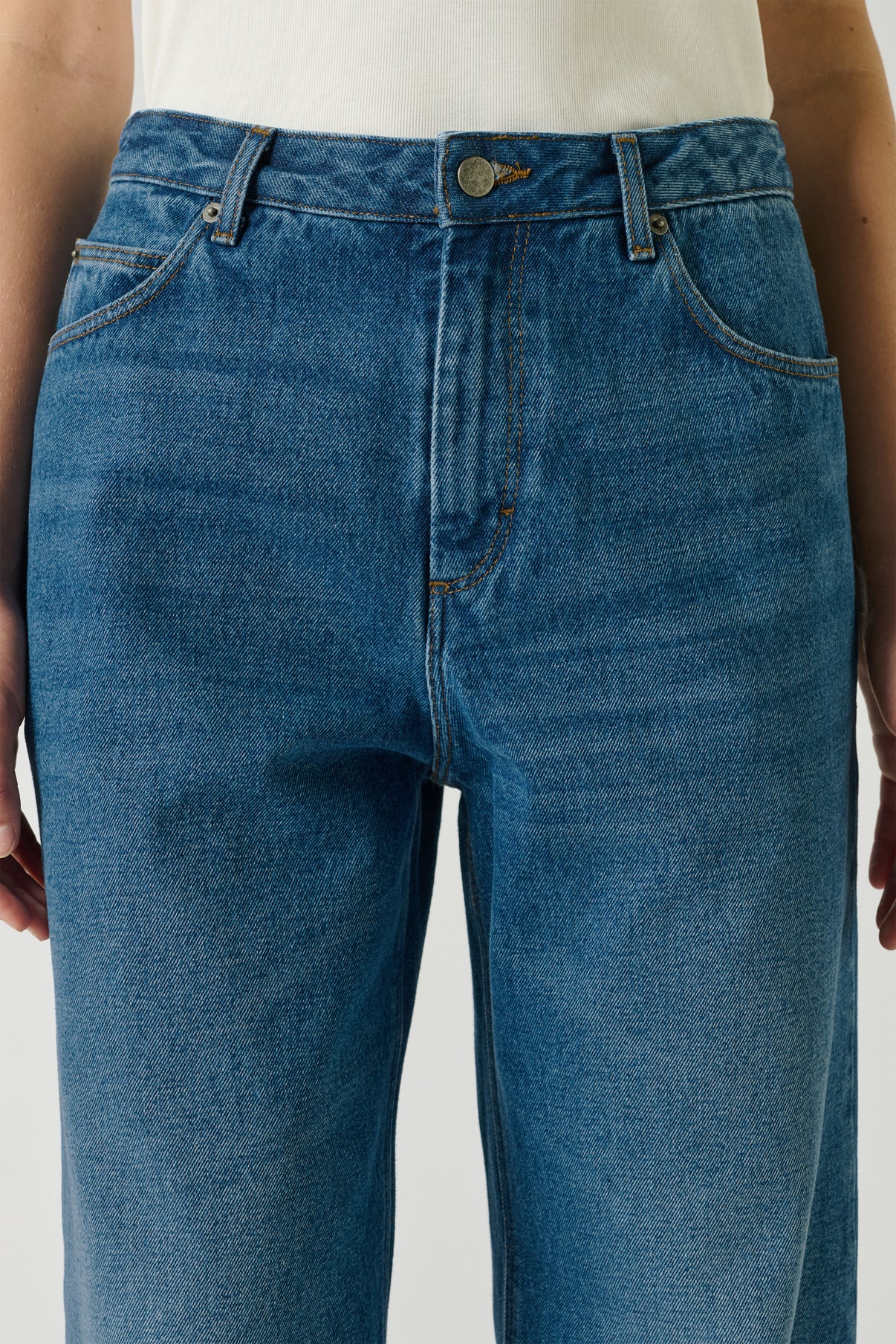 Jean Calvin - Bleu - Denim - Femme vue 4