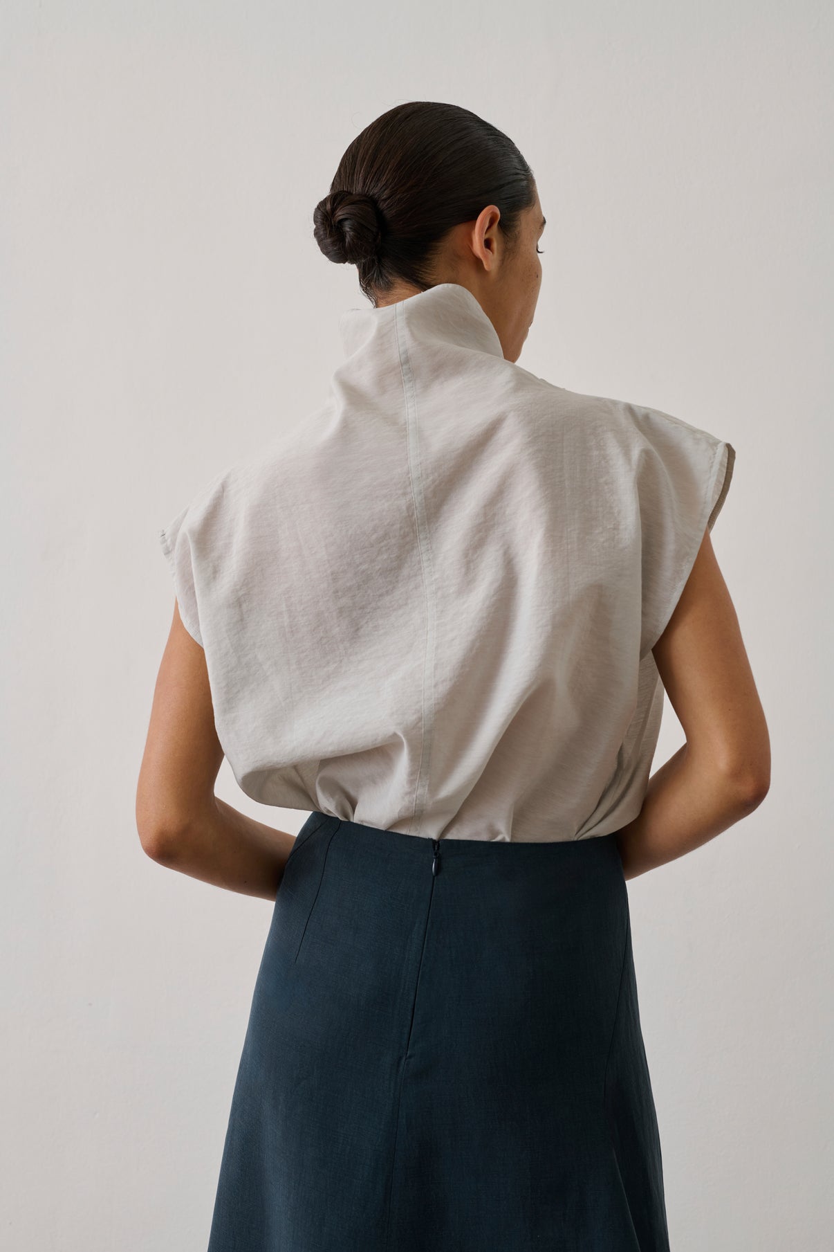 Blouse Izumi - Light Grey - Women vue 4