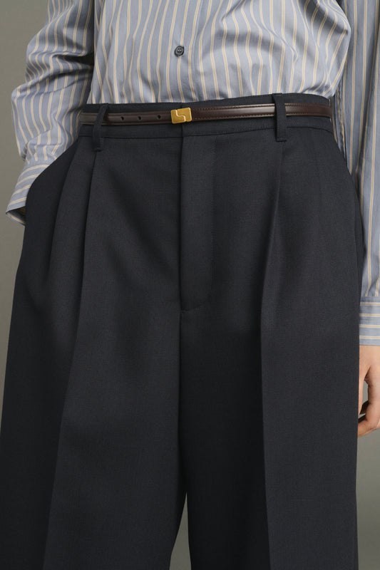 Ninon Very Mini Belt - Chocolate Box Leather - Soeur