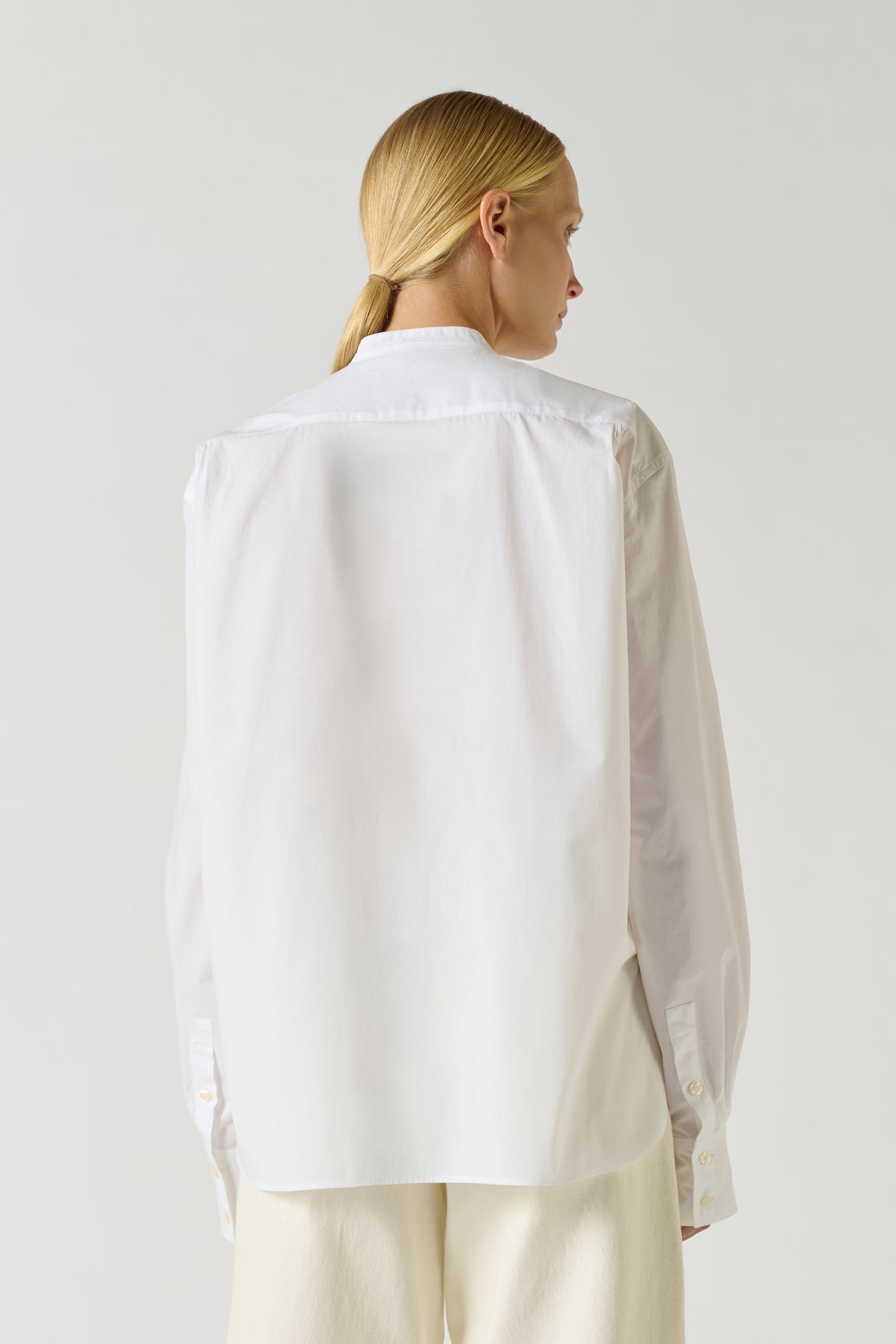 Chemise Bermudes - Blanc - Coton - Femme vue 3