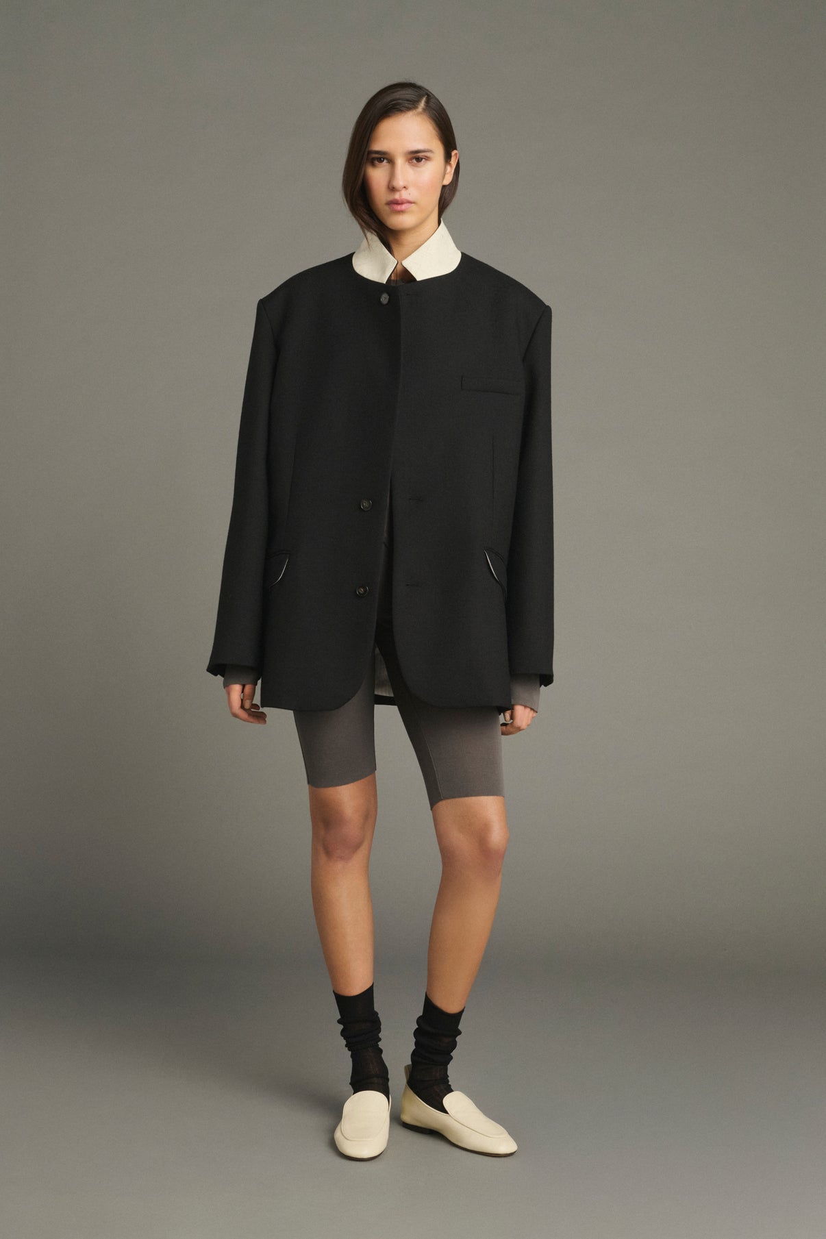 Lars coat - Black - Wool - Women vue 1