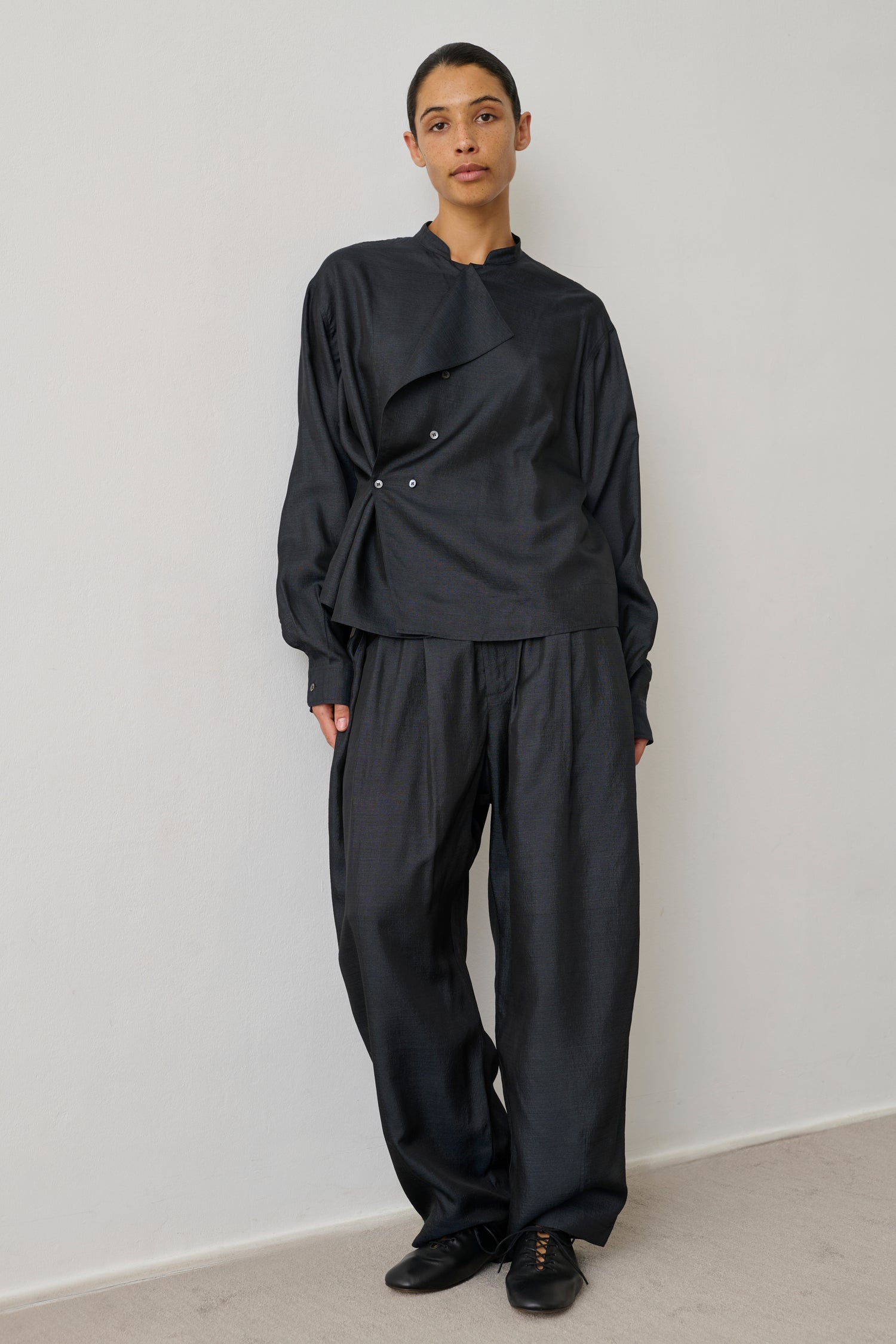 Blouse Hampton - Noir - Soie - Femme