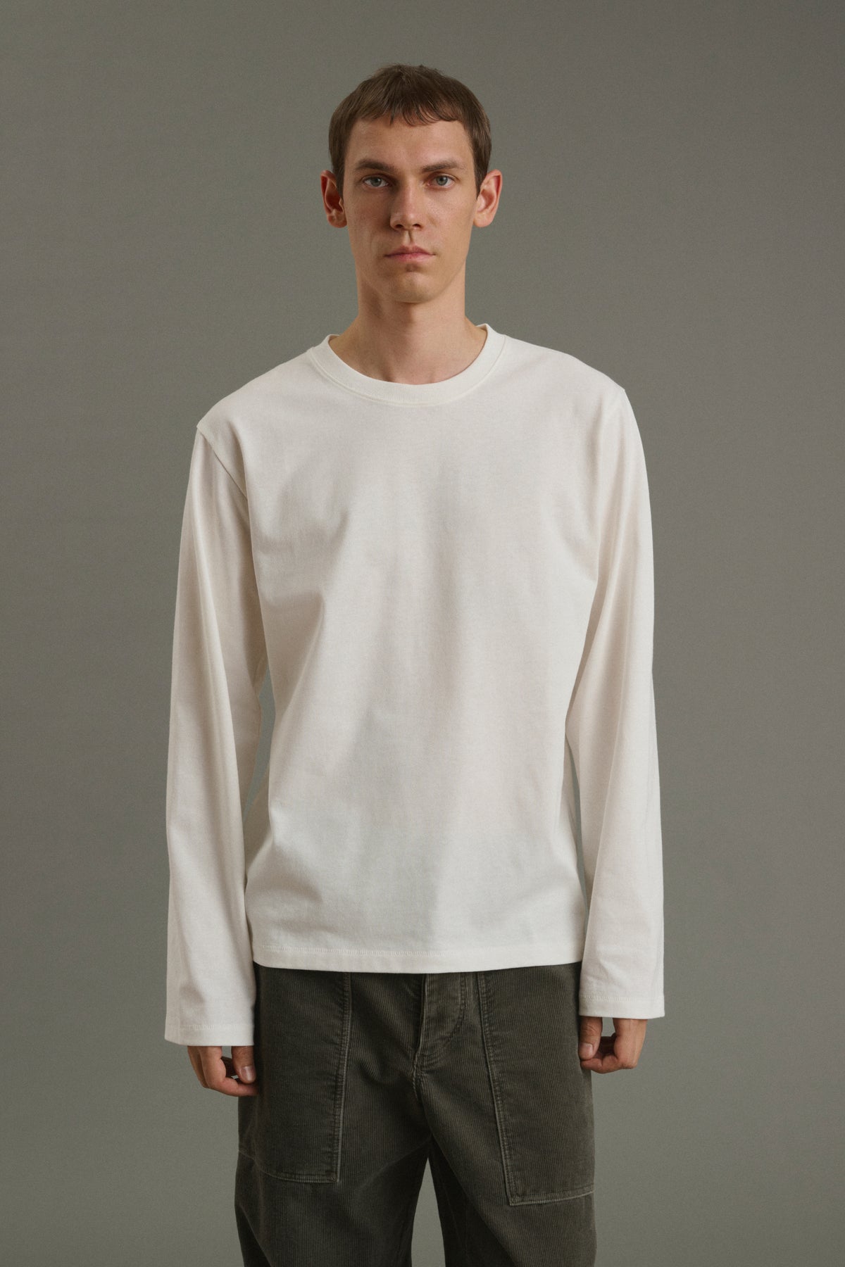 T-Shirt Thomas - Ecru - Cotton - Men vue 3