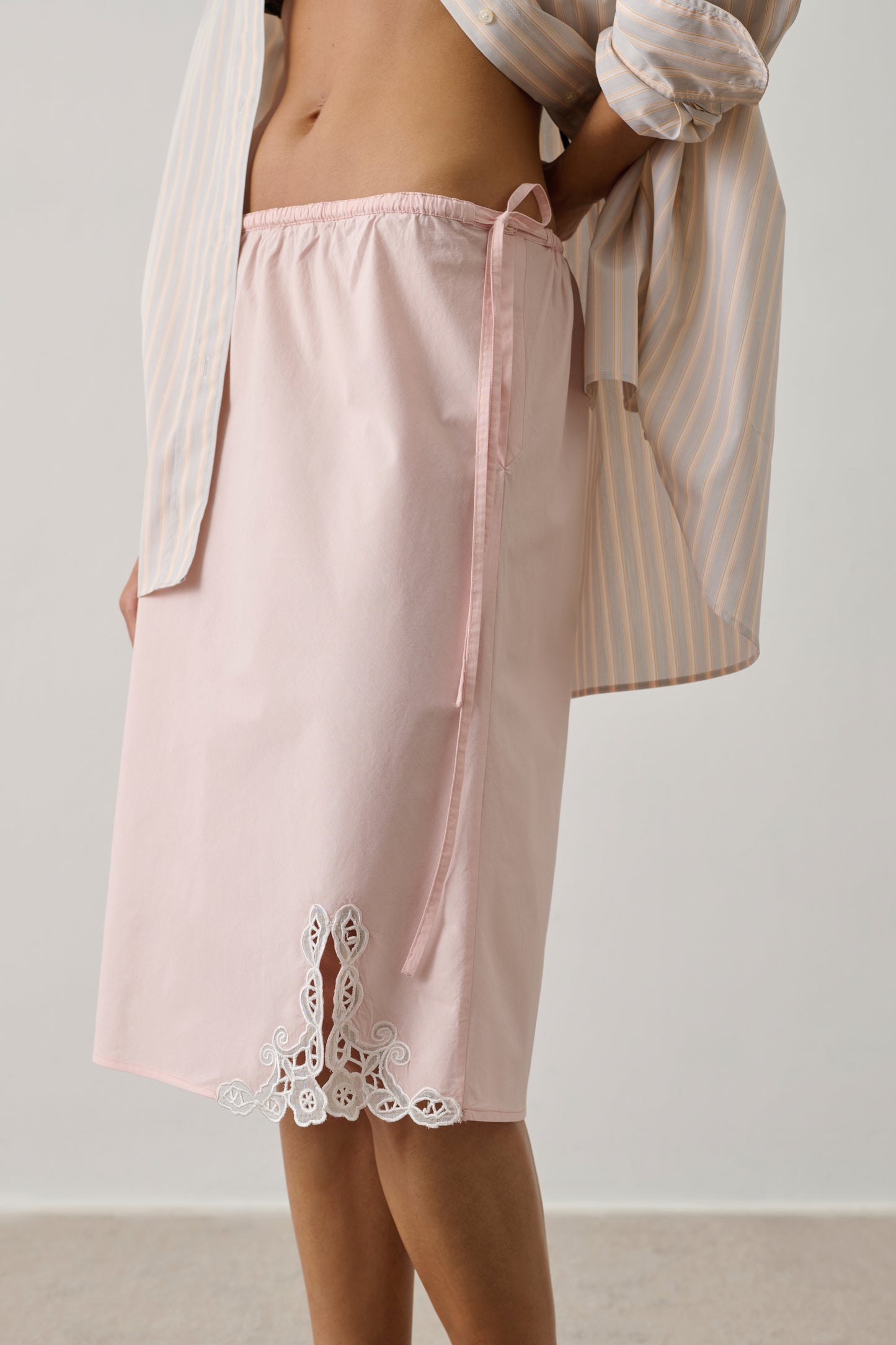 Skirt Houna - Pale Pink - Cotton - Women