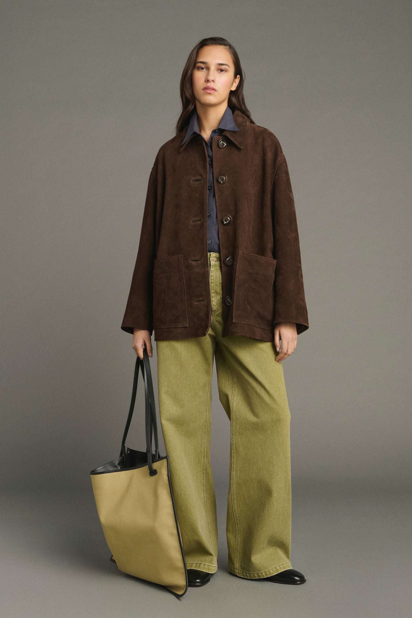 Karl Pullover - Heathered Brown - Merino Wool - Women