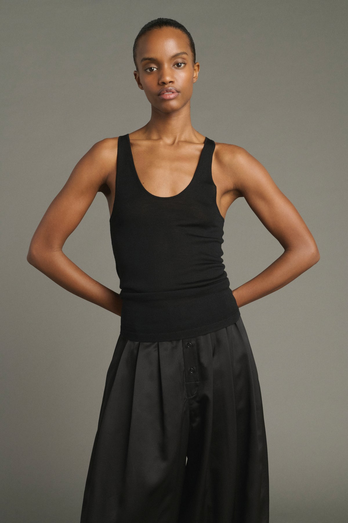 Pullover Juliana - Black - Merino Wool - Women