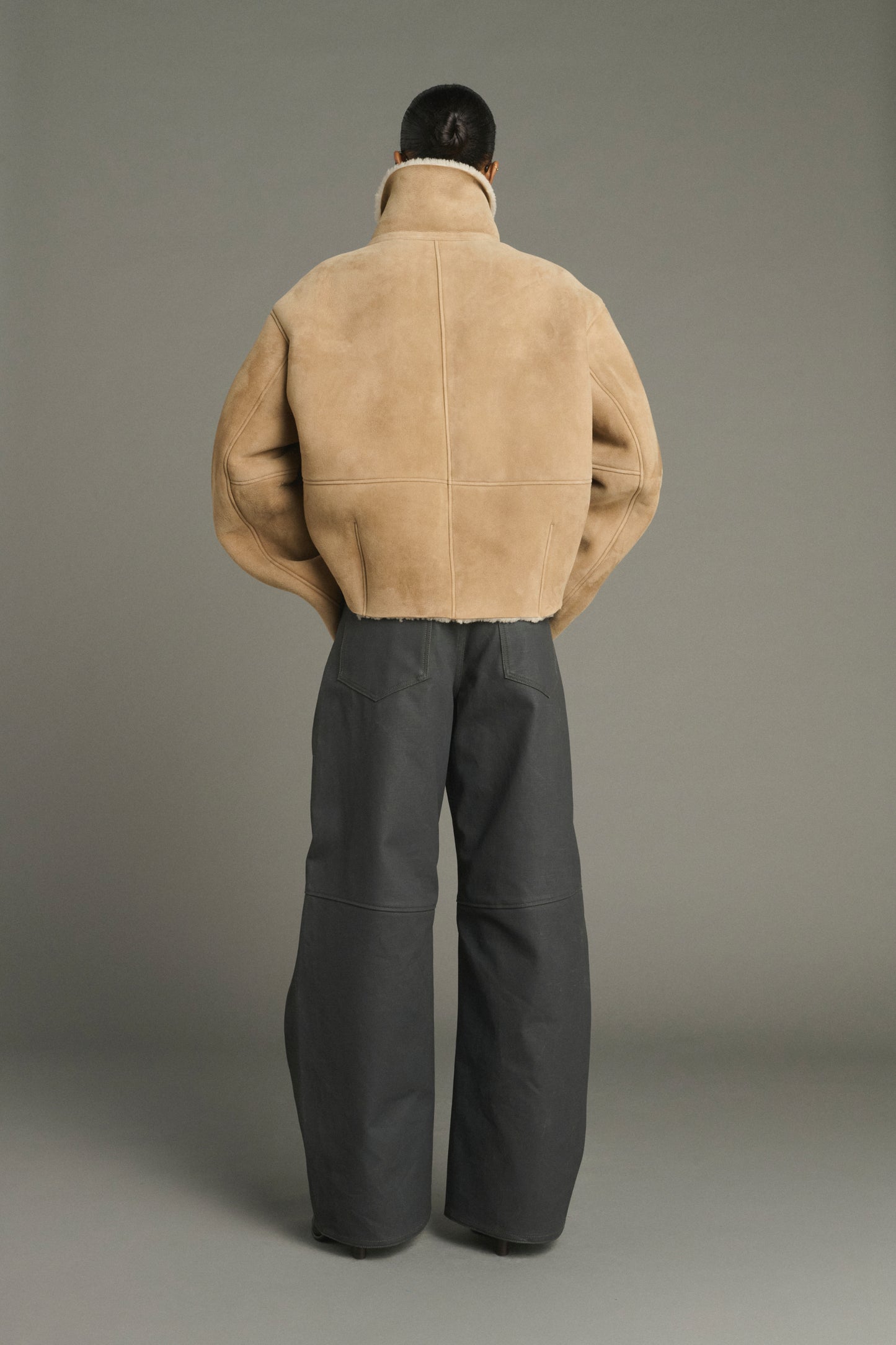 Kleber coat - Beige - Leather - Women