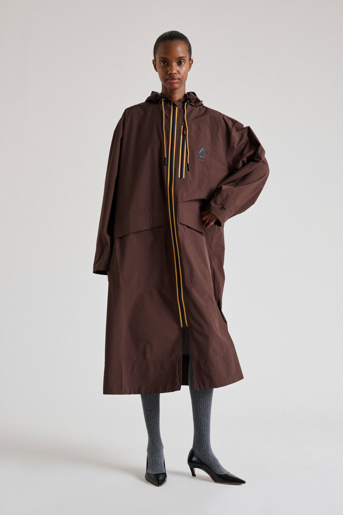 Pradel Trench Coat - Chocolate Oversized Women's - Soeur