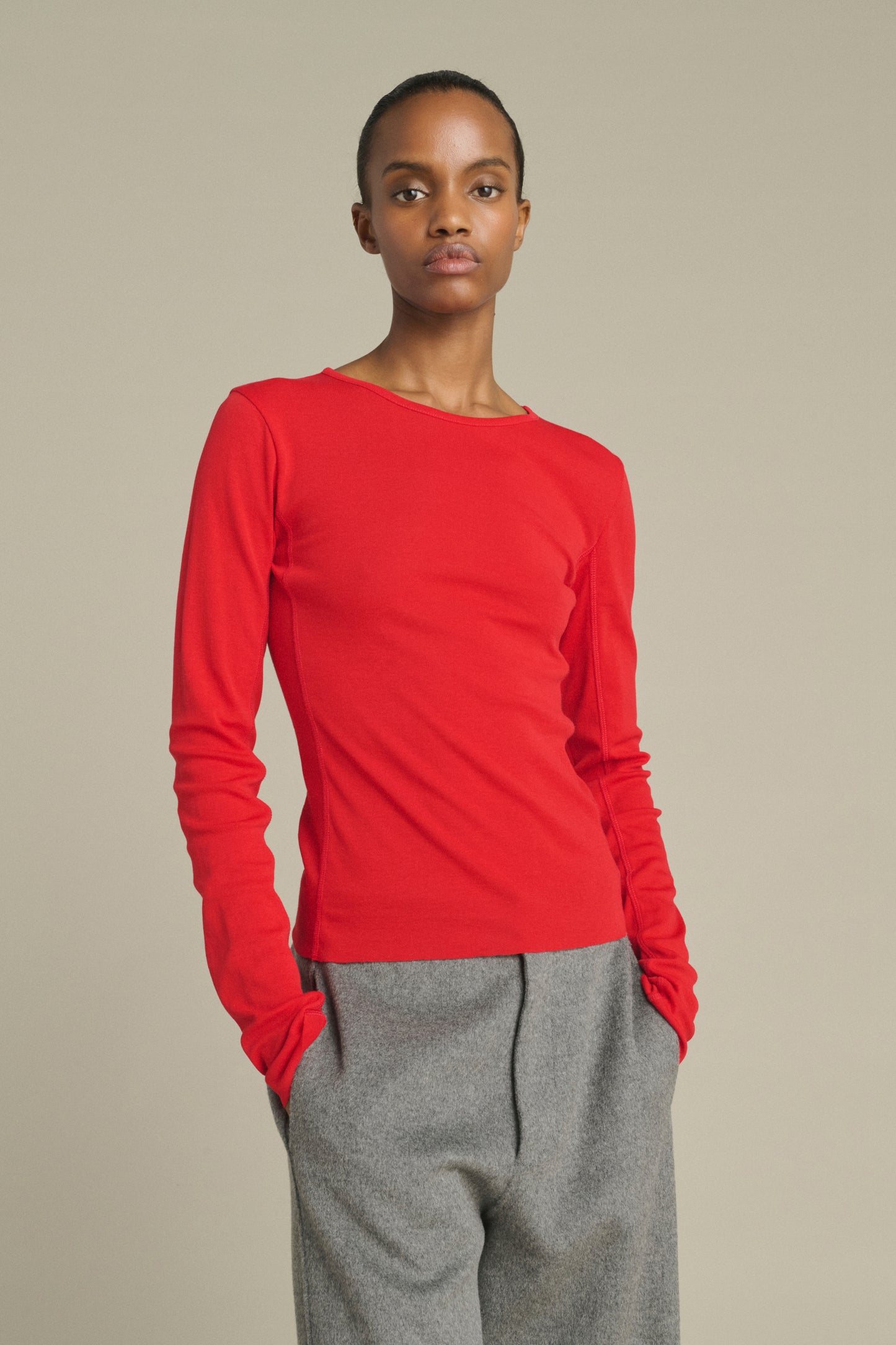 T-Shirt Lester - Red - Cotton - Women