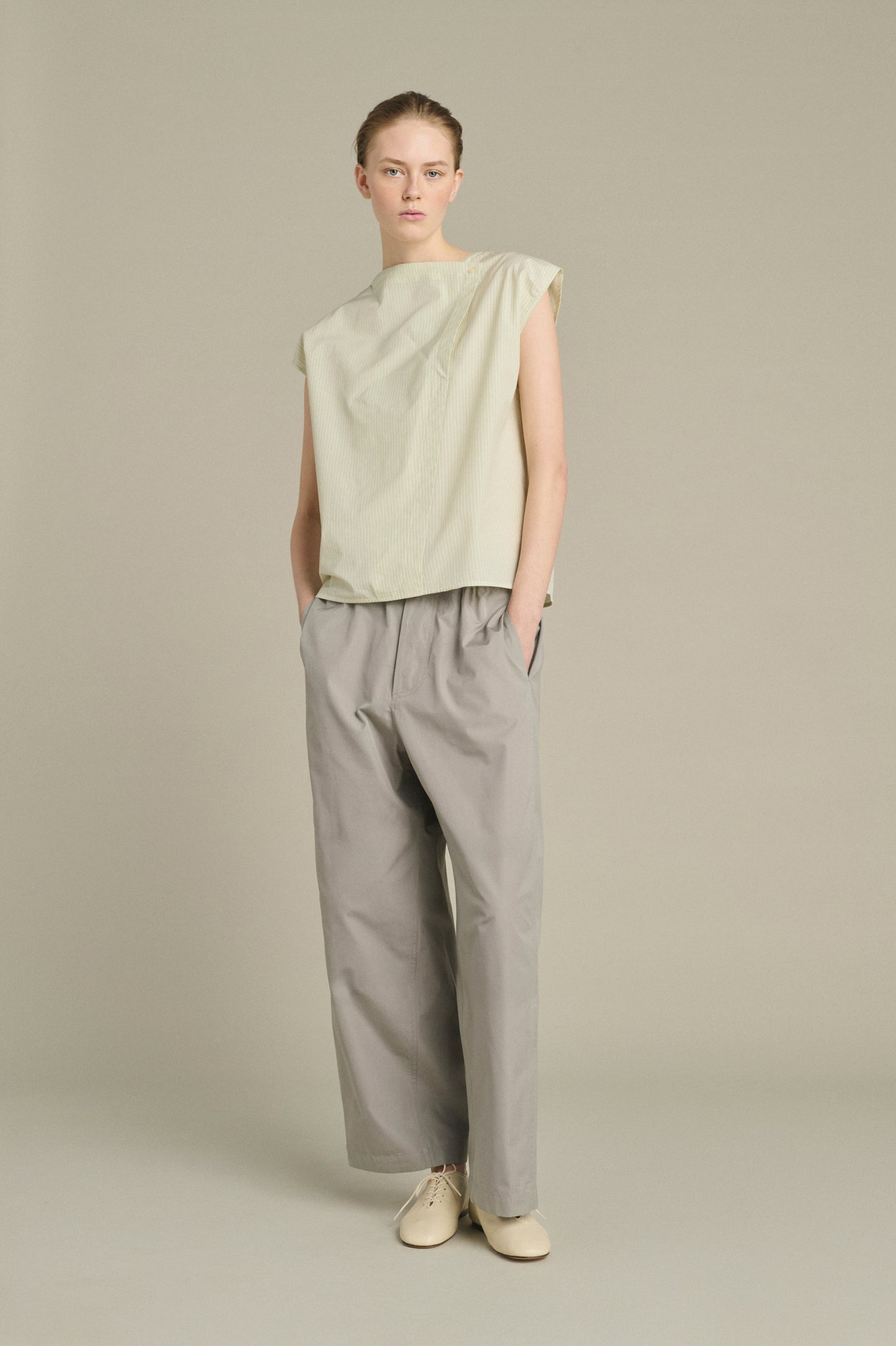 Hugues trousers - Grey - Cotton - Women
