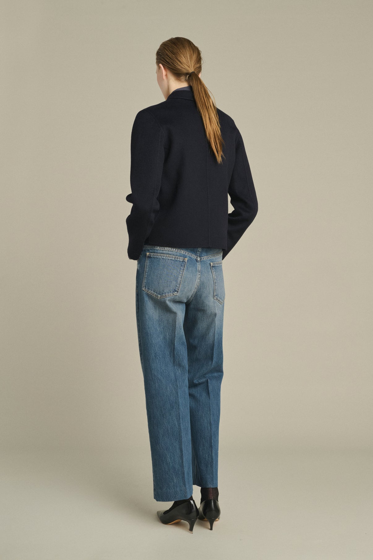 Hespera Jacket - Deep Navy - Wool - Women vue 2