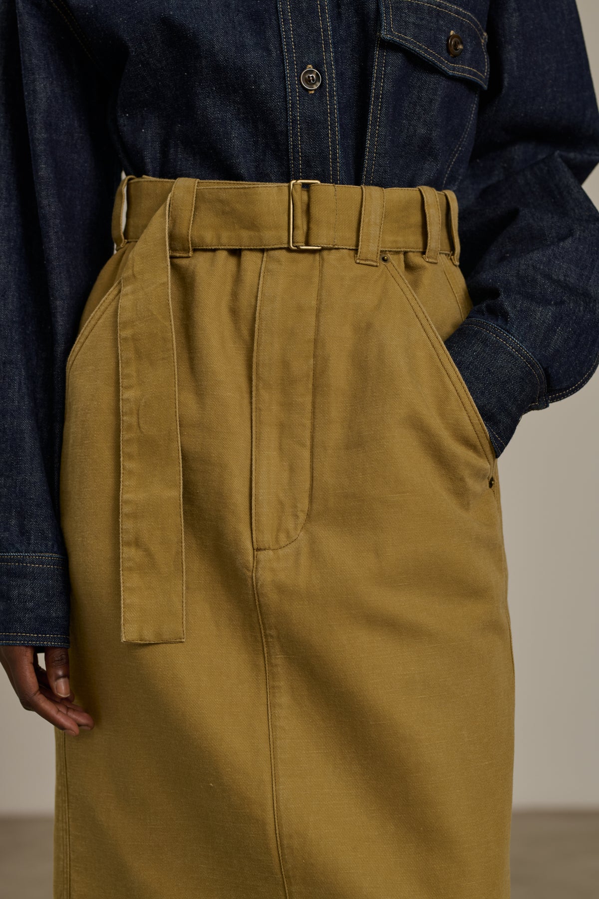 Clara skirt - Beige - Cotton - Women