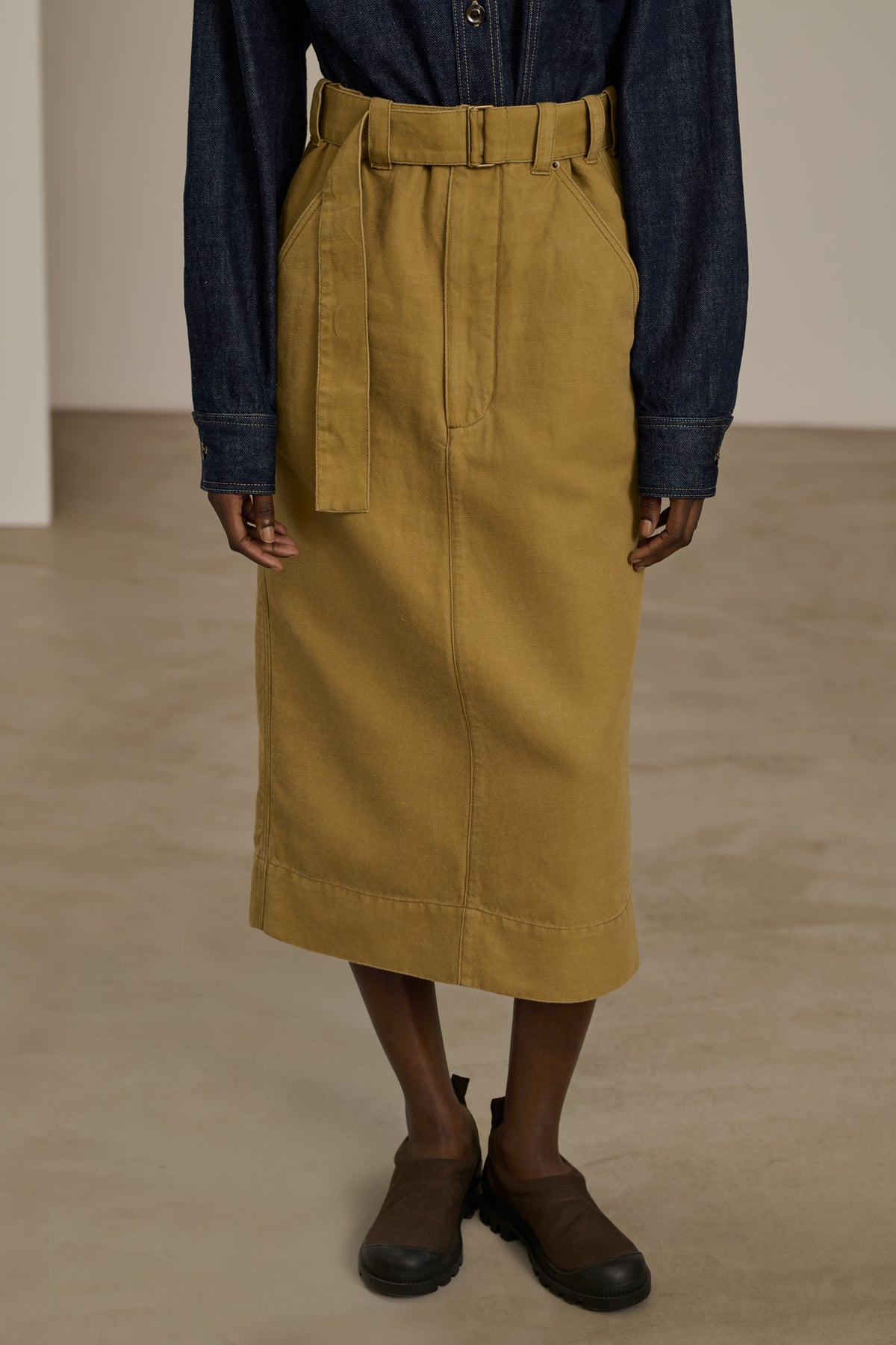 Clara skirt - Beige - Cotton - Women