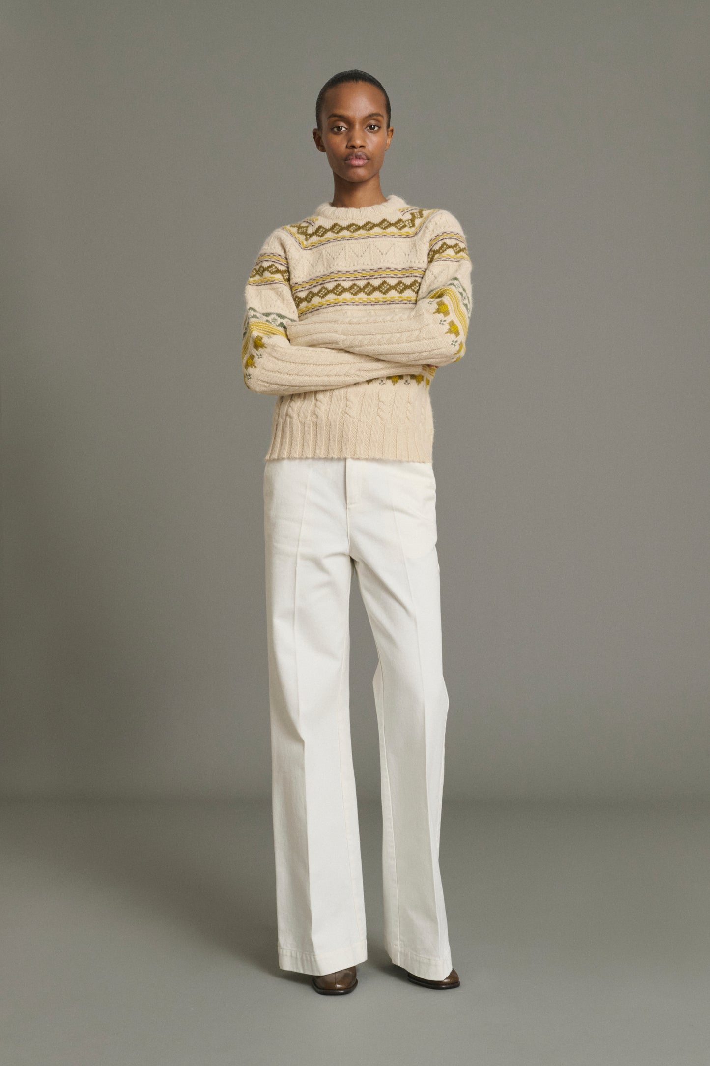 Jeans California - Chalk Flared Denim Femme - Soeur