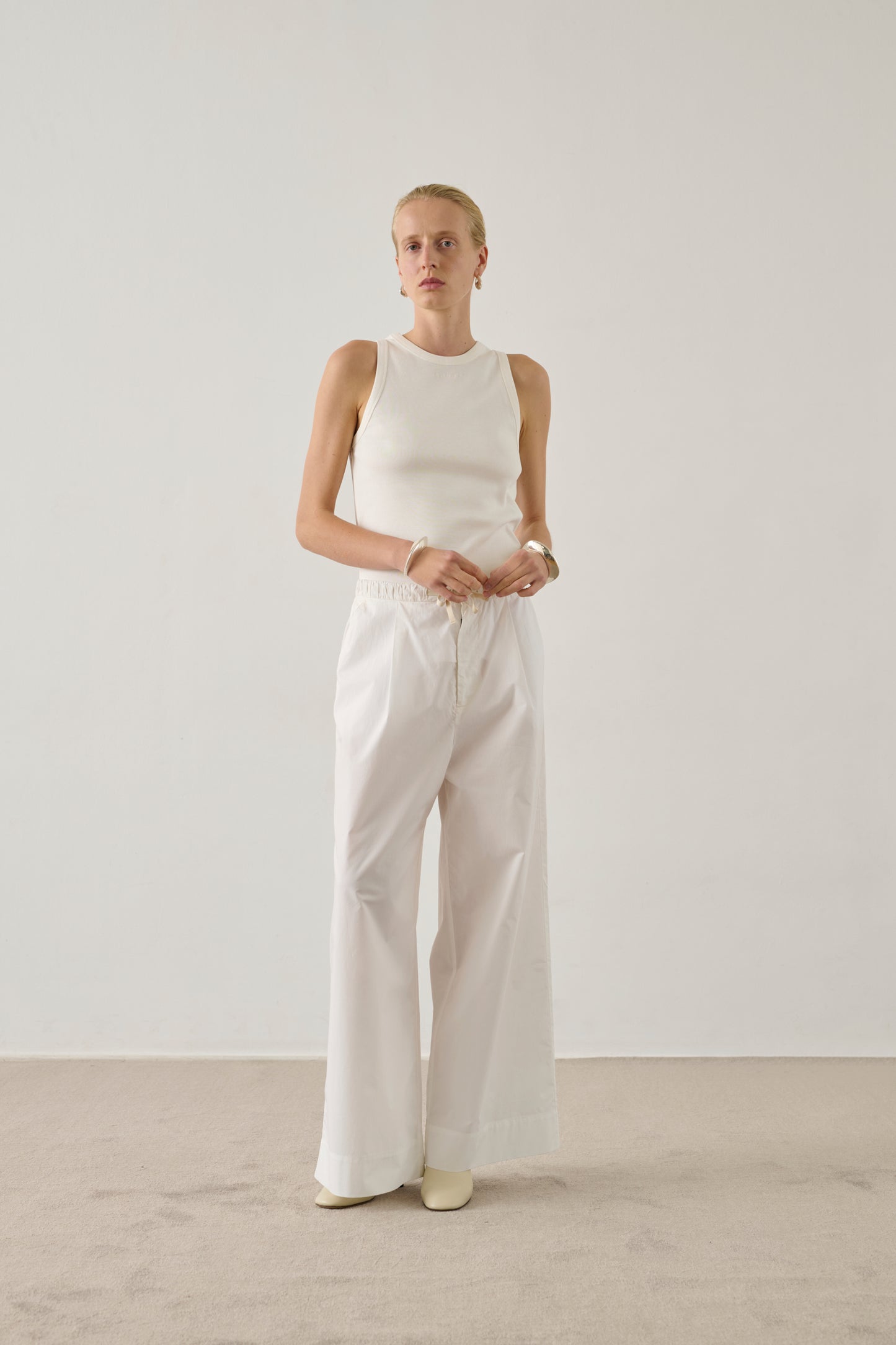 Dolly vest - White - Cotton - Women