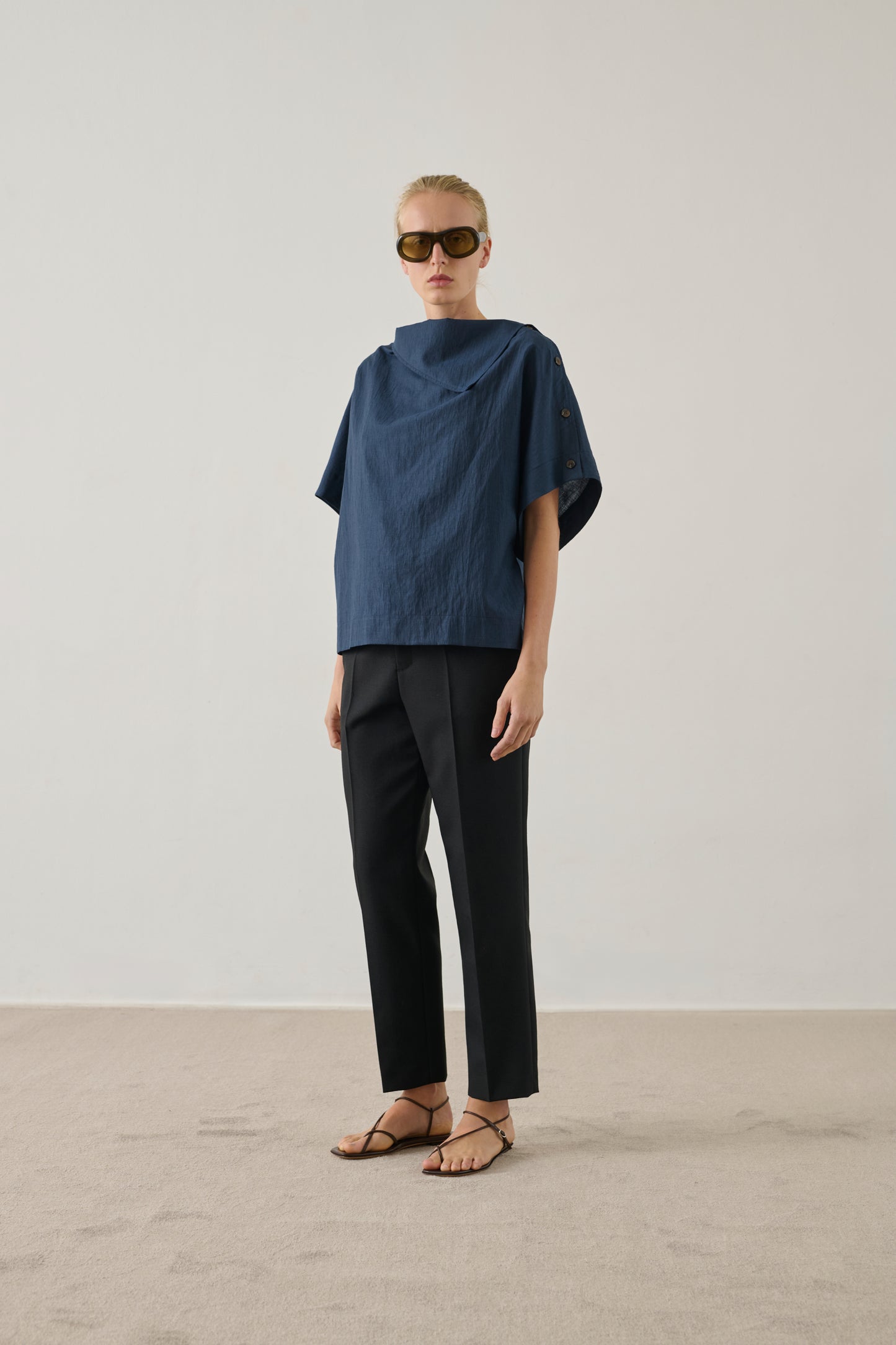 Issa Blouse - Navy - Women