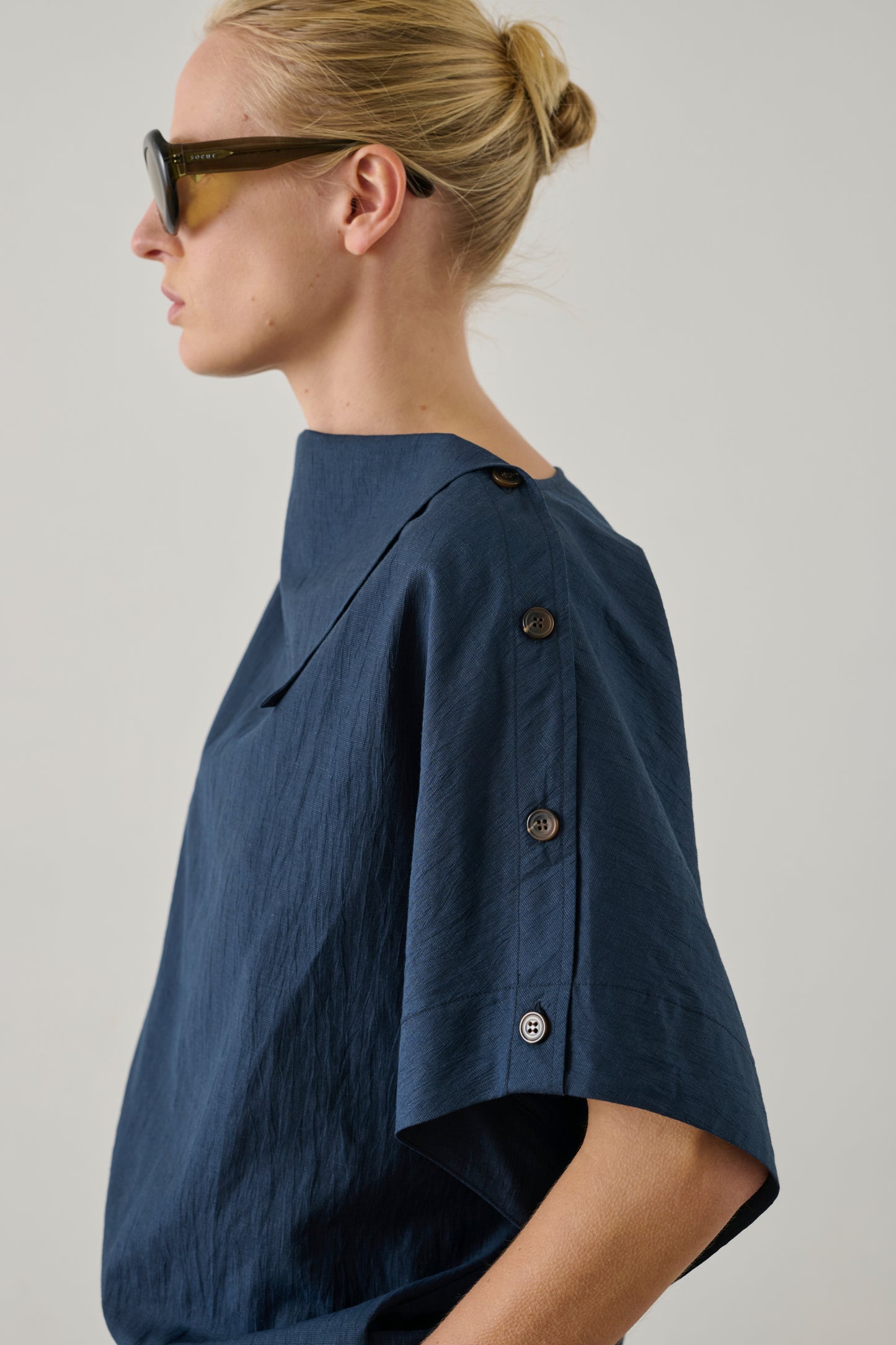 Issa Blouse - Navy - Women