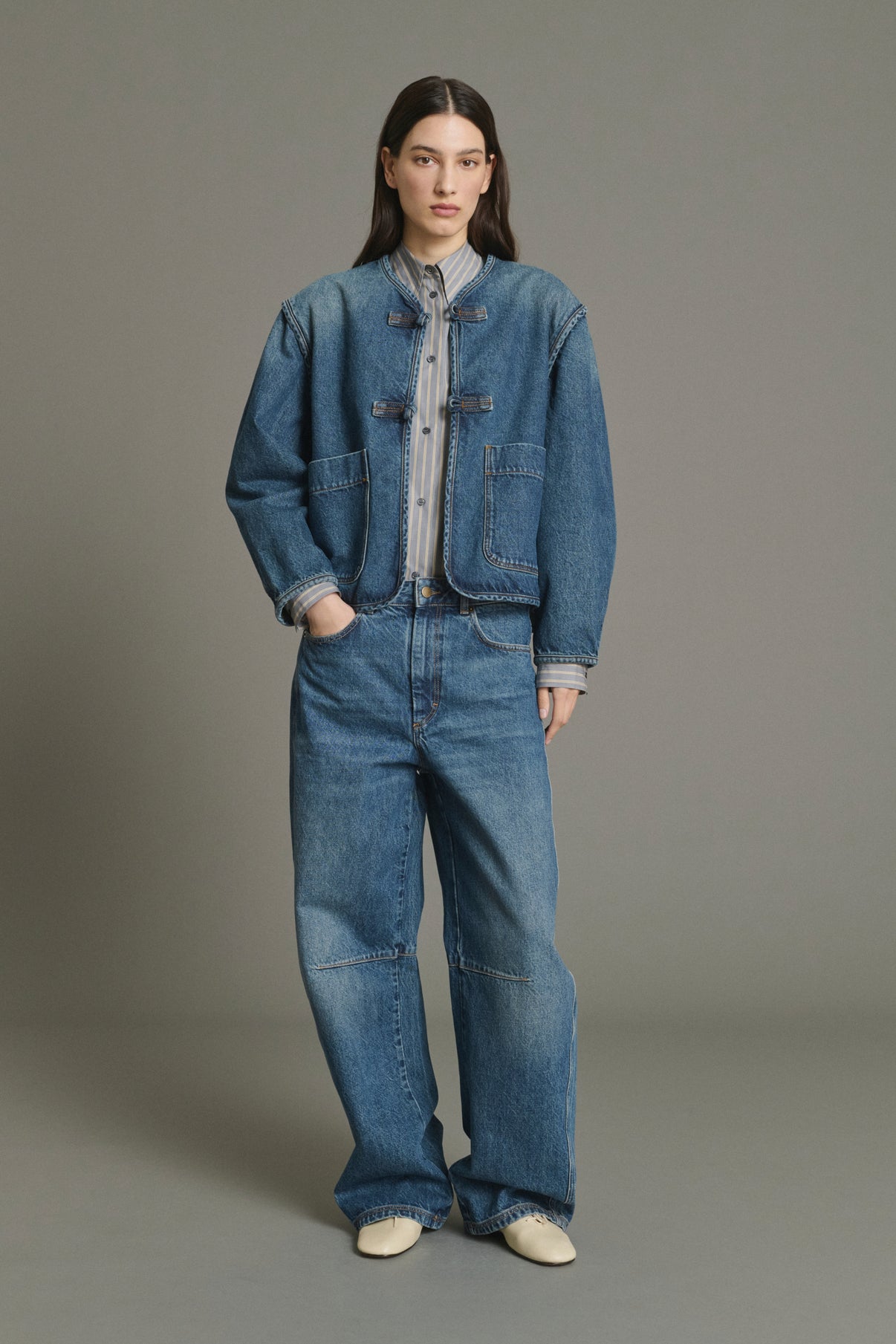 Jeans Eliott - Ample Blue Denim Women - Soeur vue 1