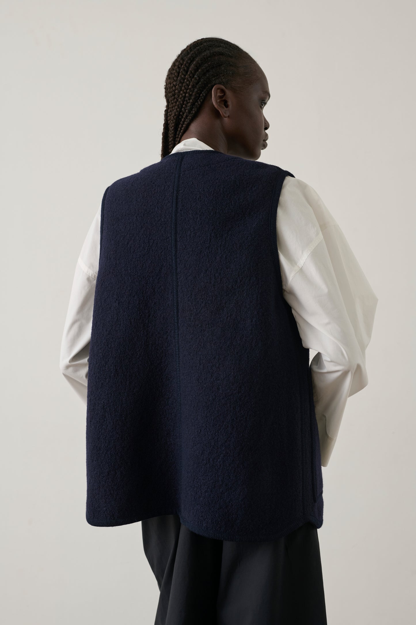 Chicago jacket - Navy - Wool - Women