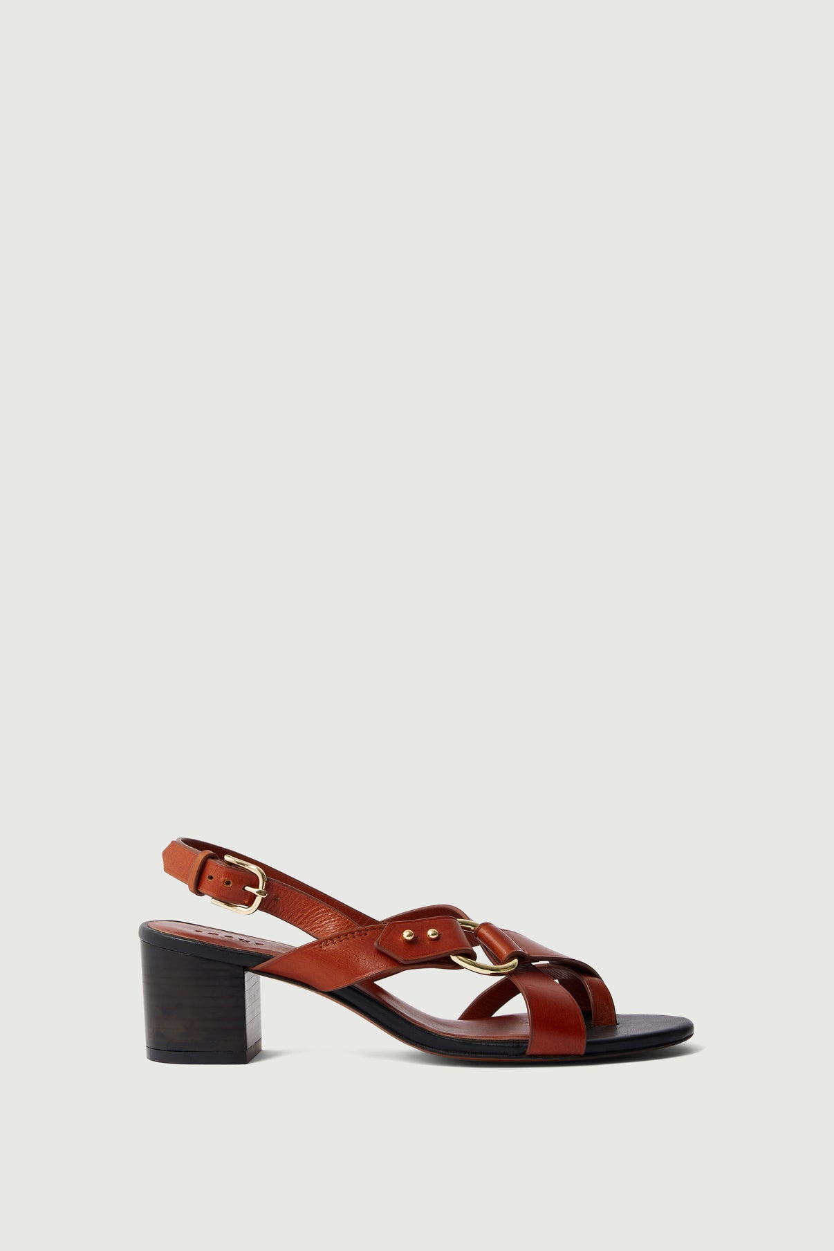 Sandales Florentine - Cognac - Cuir - Femme vue 2