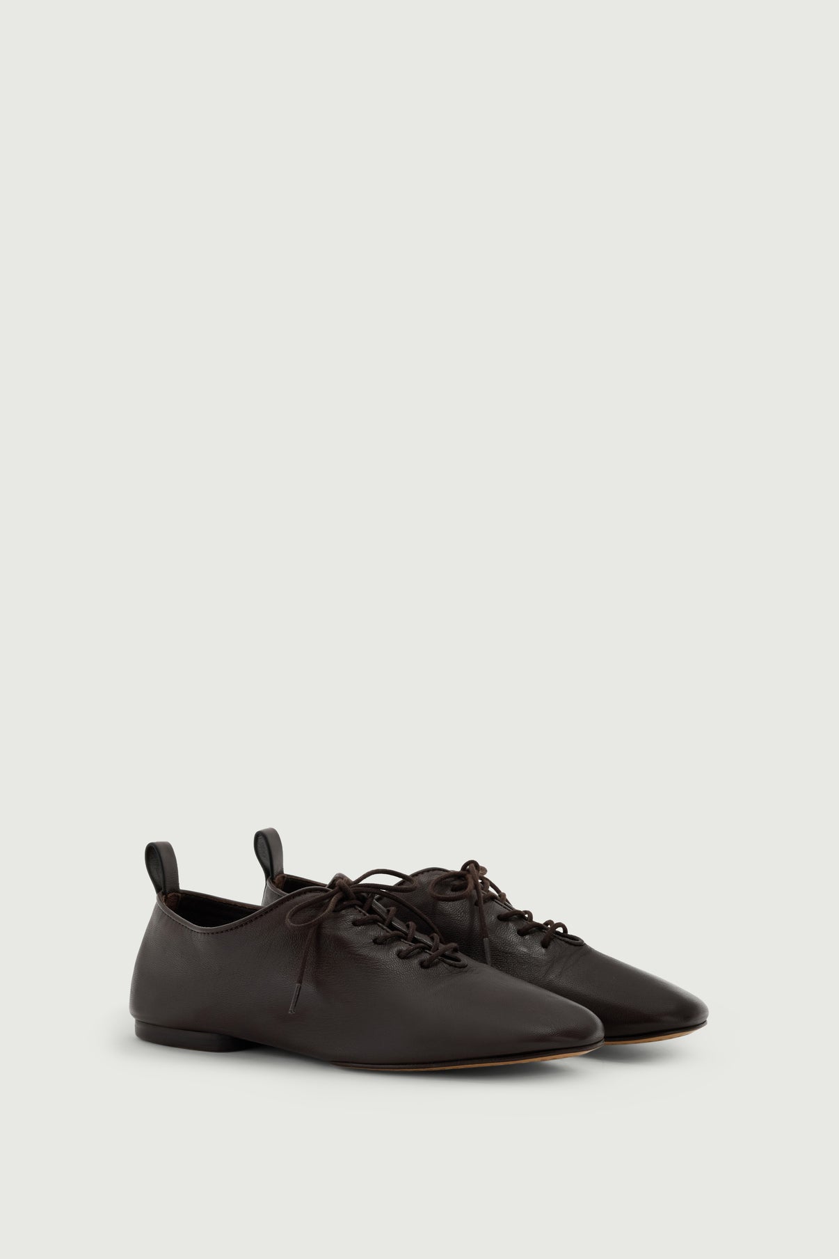 Derbies Orso - Warm Brown - Leather - Women vue 2