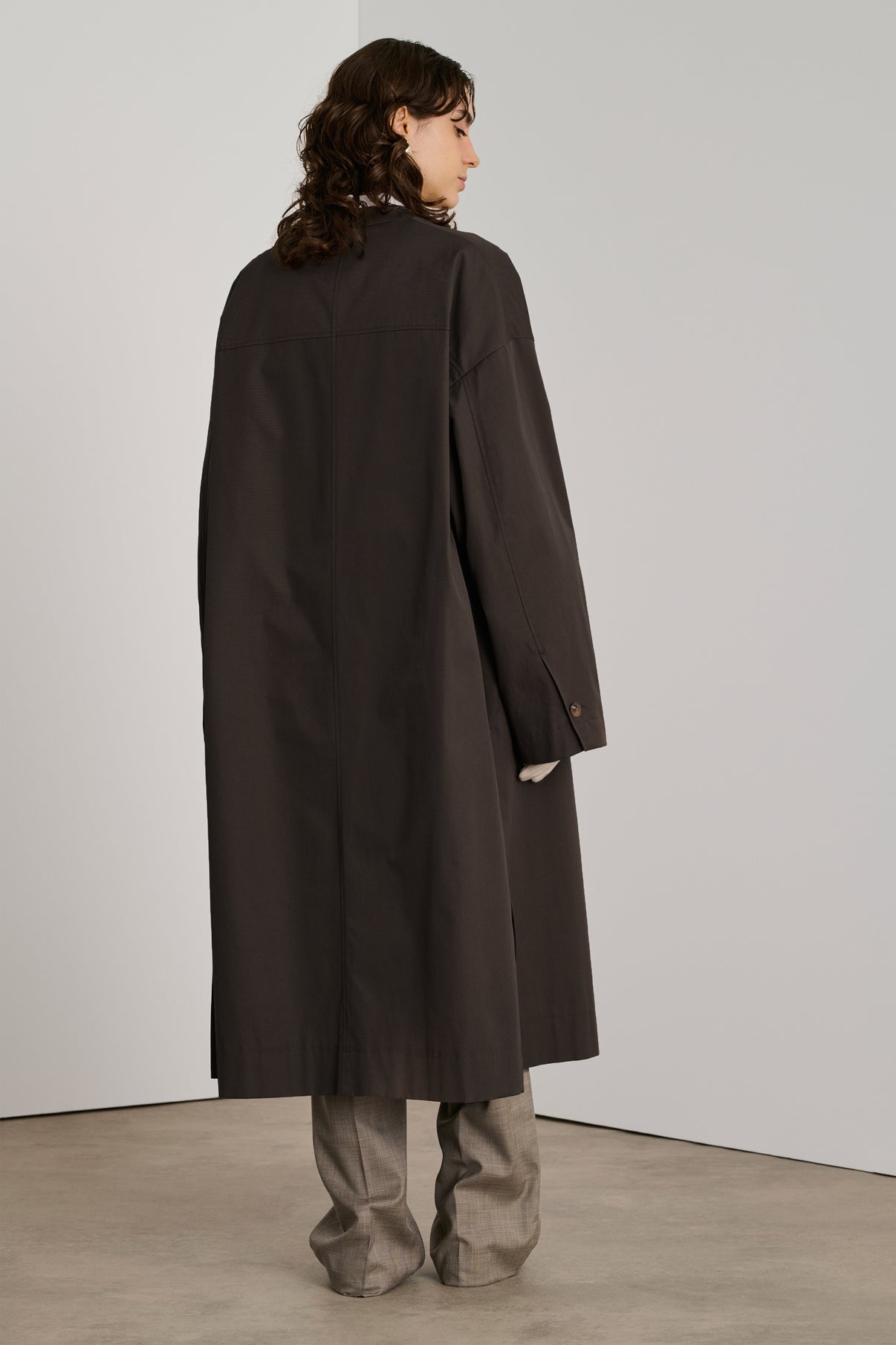 Manteau Elite - Ébène - Coton - Femme vue 2