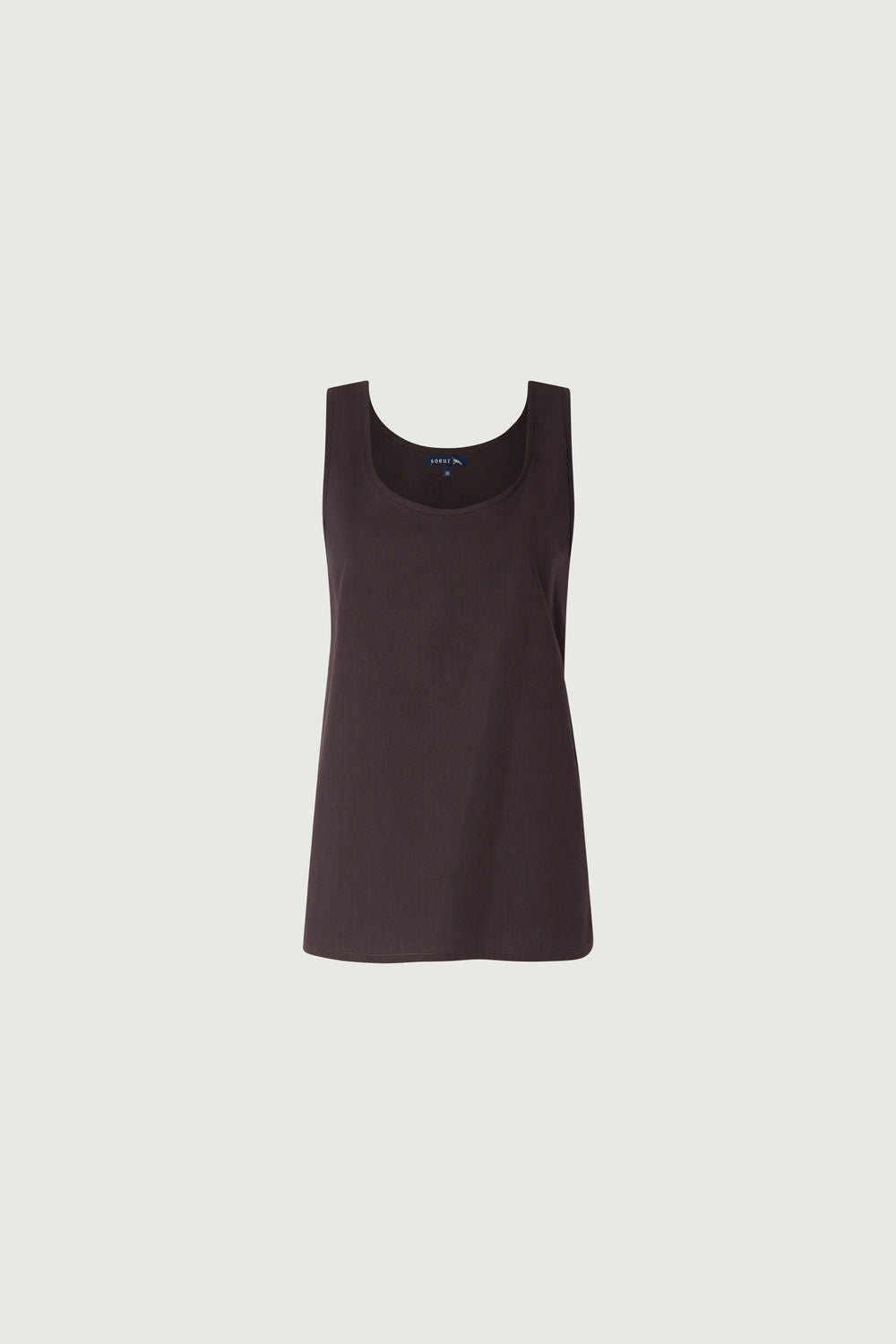 Ianni Dress - Charcoal Cotton with Tank Top Included - Soeur vue 6