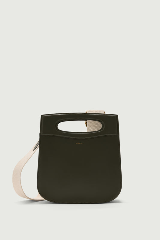 Cheri bag - Military Green - Leather - Women