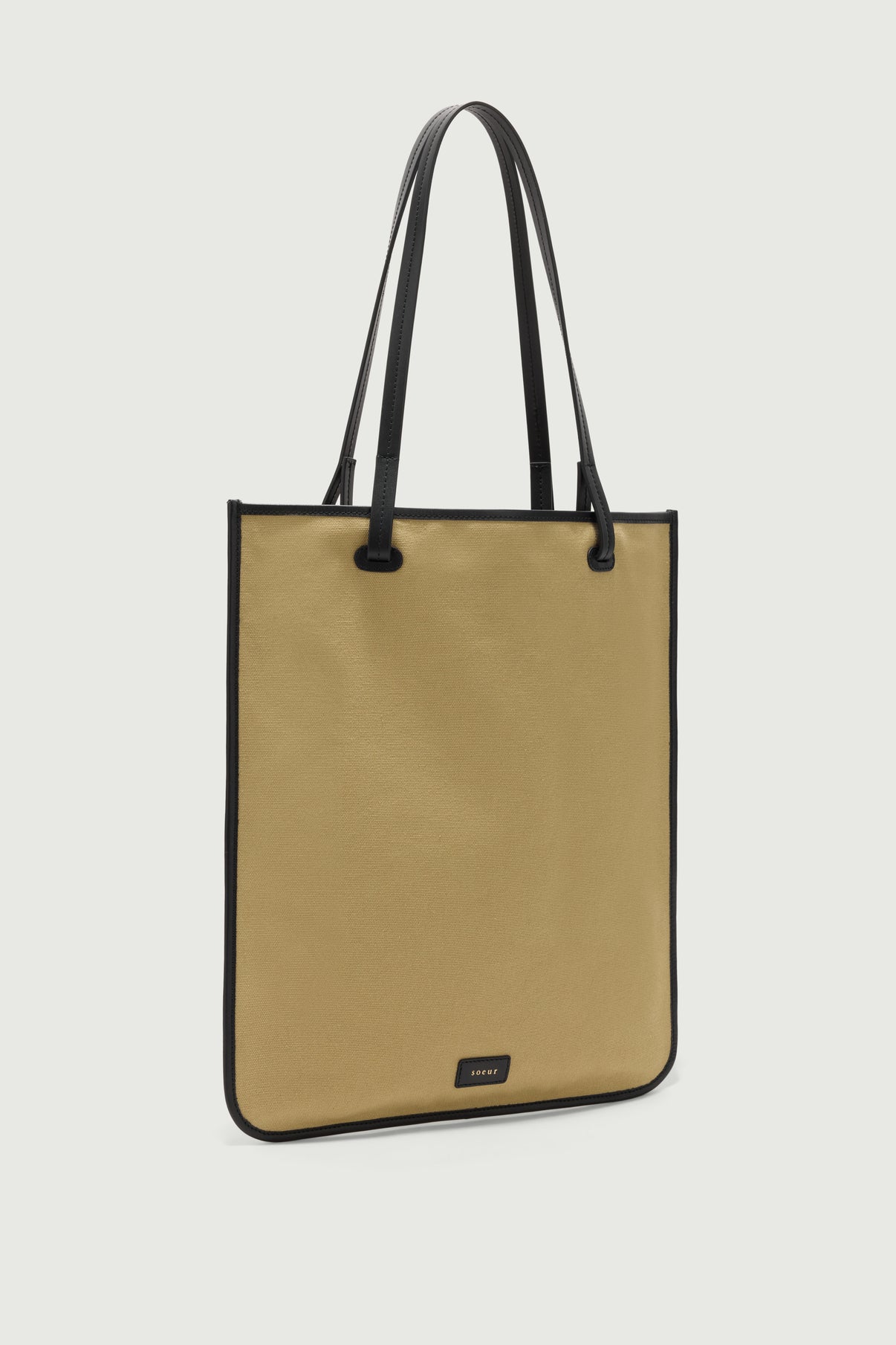 Darlington bag - Beige/Black - Cotton - Women vue 2