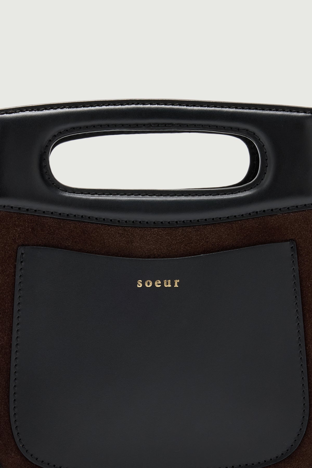Cheri Mini bag - Dark Brown - Leather - Women
