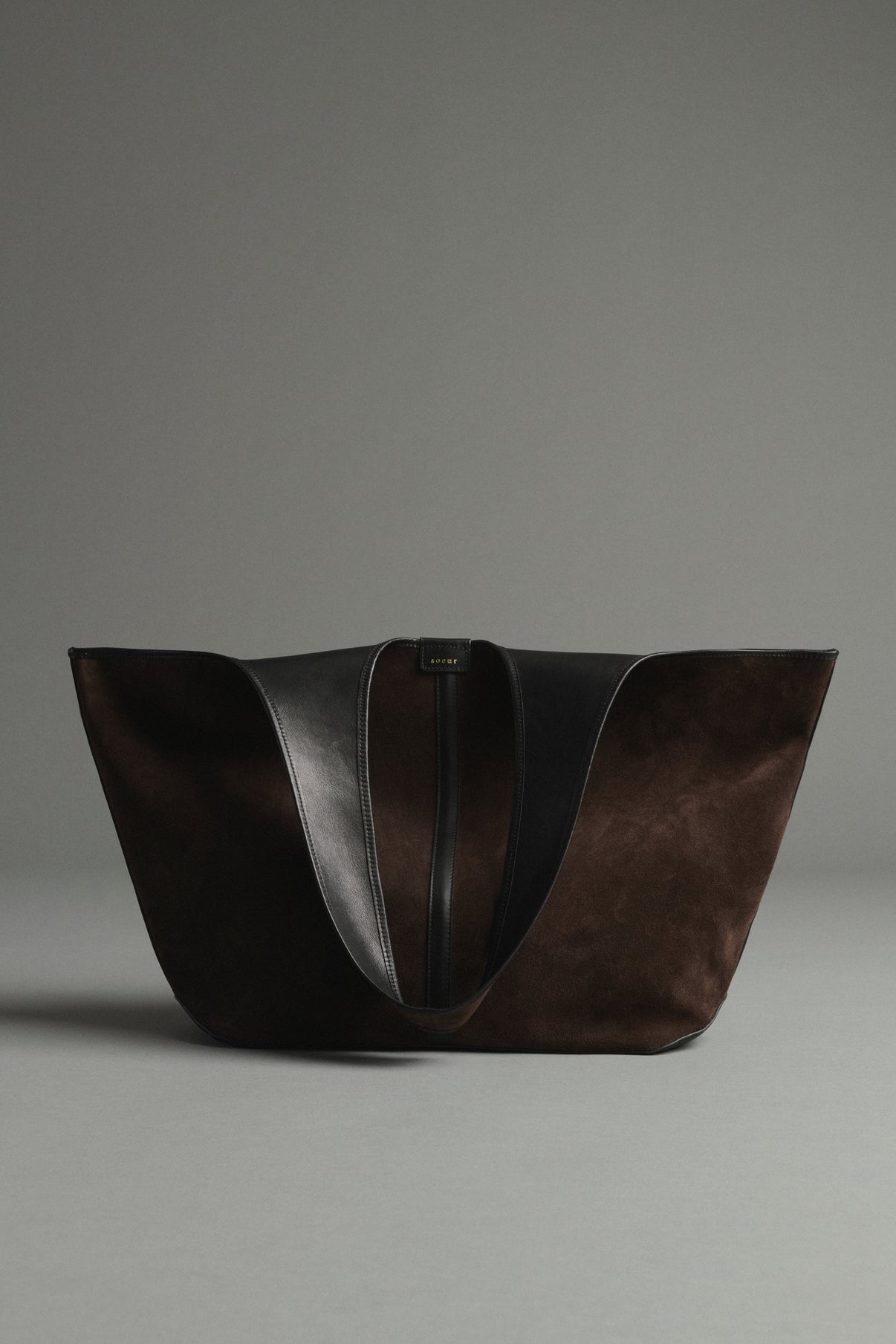 Douce Tote Bag - Dark Brown - Leather - Women vue 8