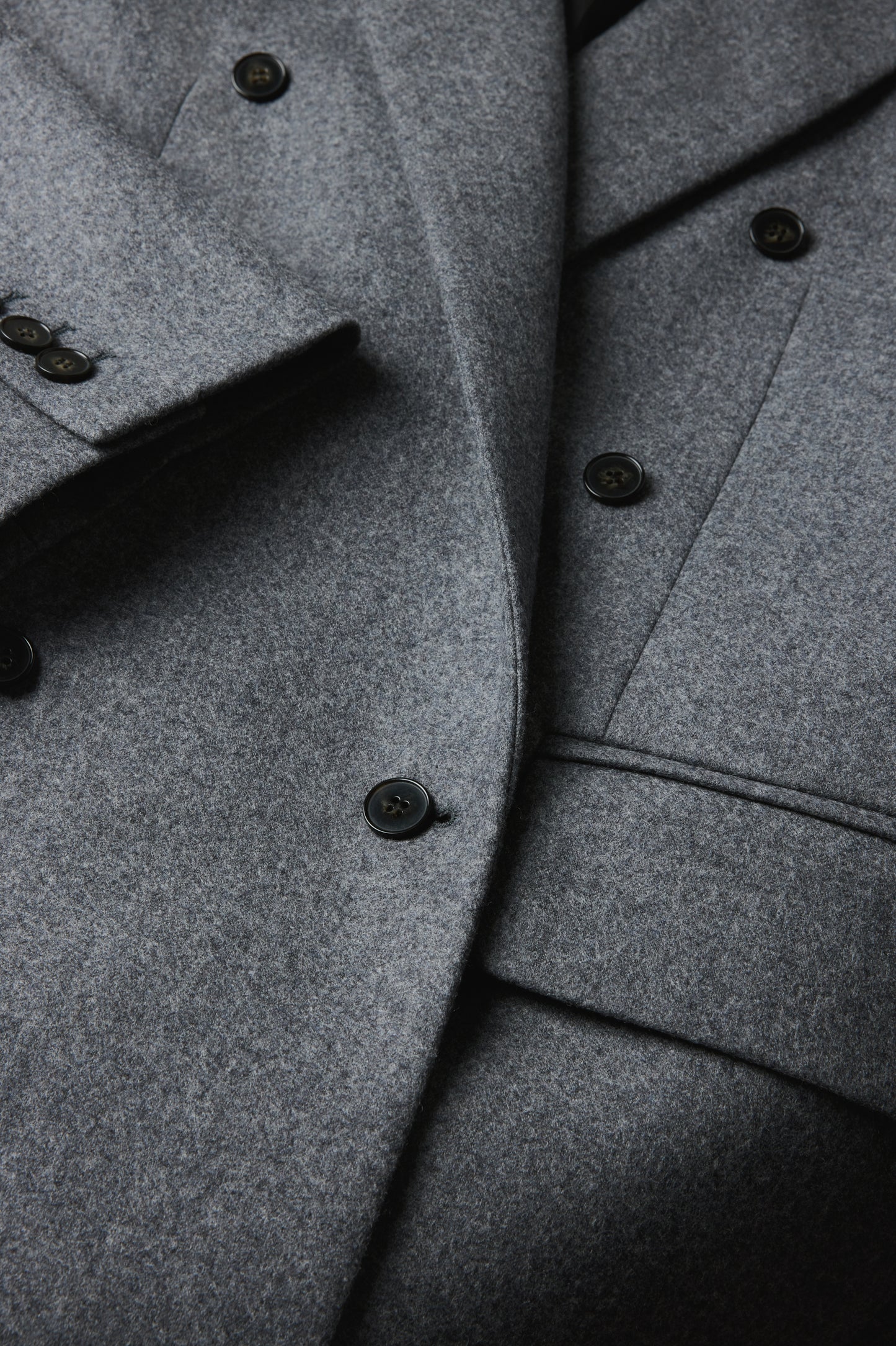 Helga jacket - Marl Grey - Wool - Women